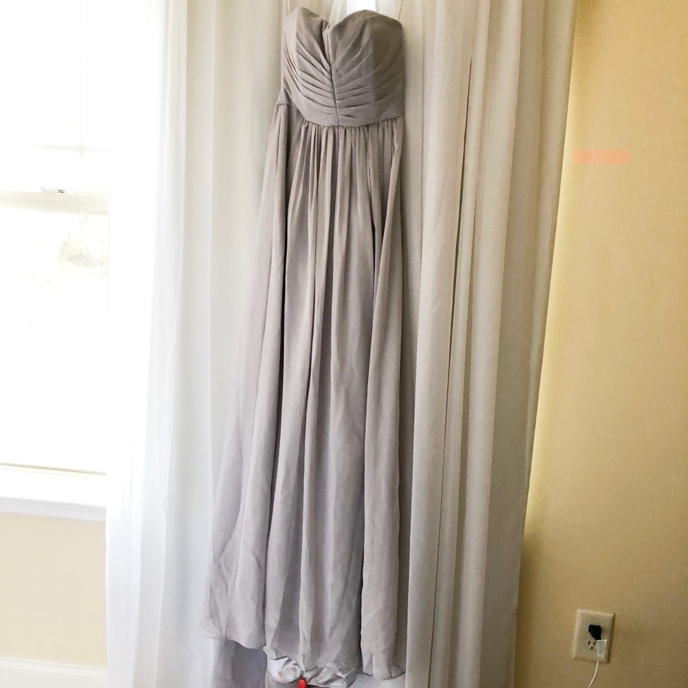 Long Light Grey Dress